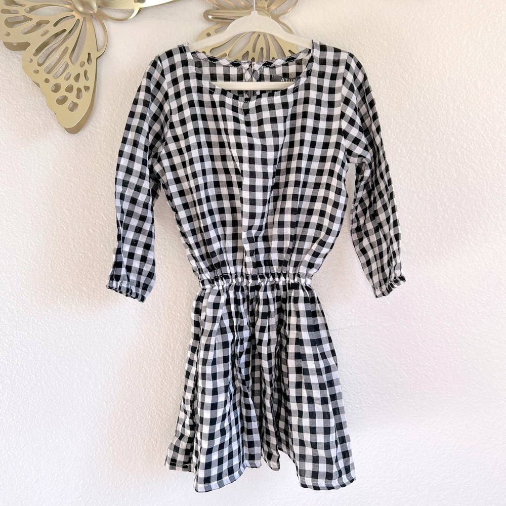 NWT Gingham Black & White Dress